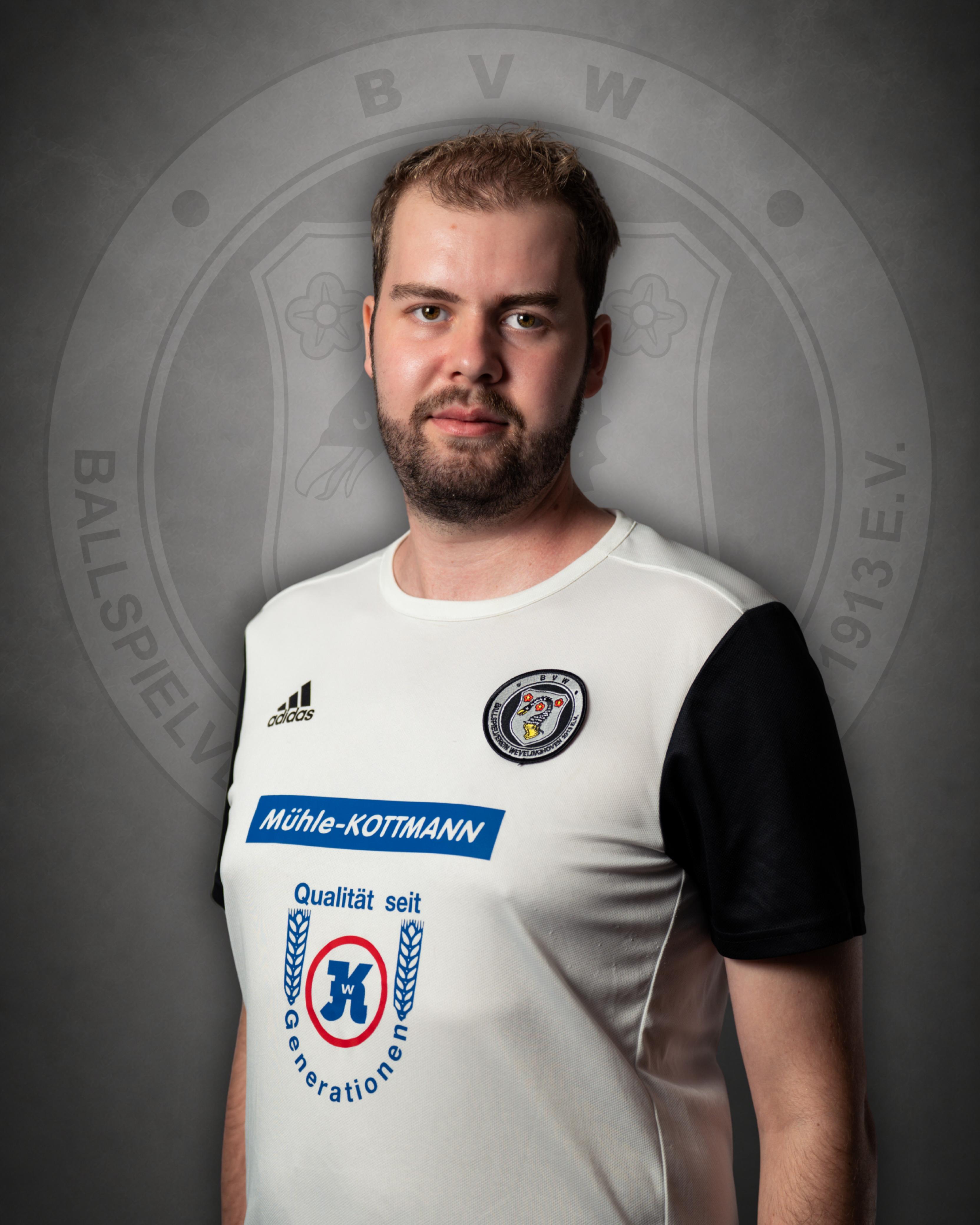 Spieler Finn Schmitz des BV-W Jugendgruppe C1