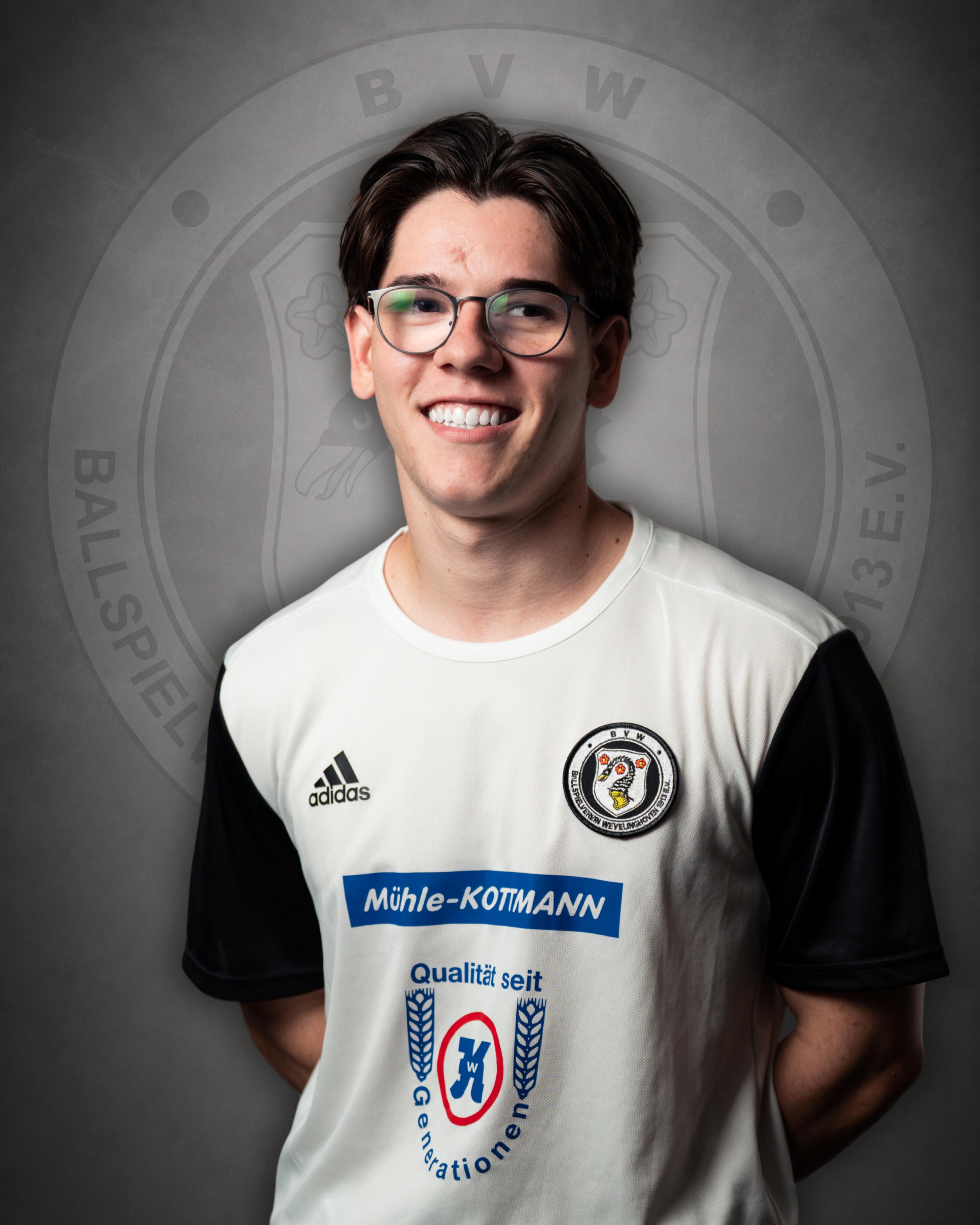 Spieler Lasse Schmitz des BV-W Jugendgruppe C1