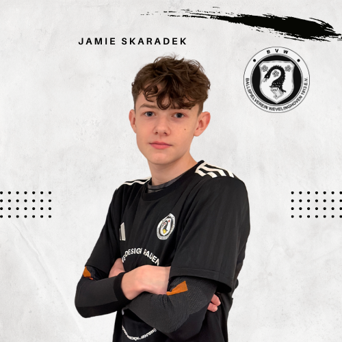 Spieler Jamie Skaradek des BV-W Jugendgruppe C1