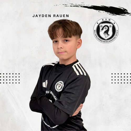 Spieler Jayden Rauen des BV-W Jugendgruppe C1