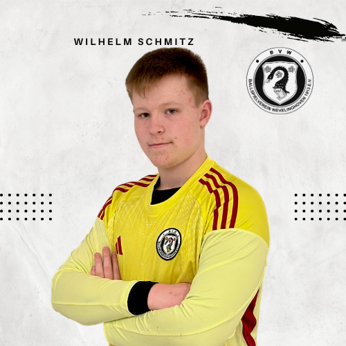Torwart Wilhelm Schmitz des BV-W Jugendgruppe C1